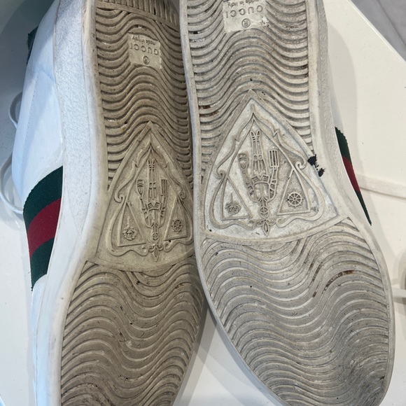Gucci Ace bee sneakers in white size US 10 mens - Picture 5 of 6